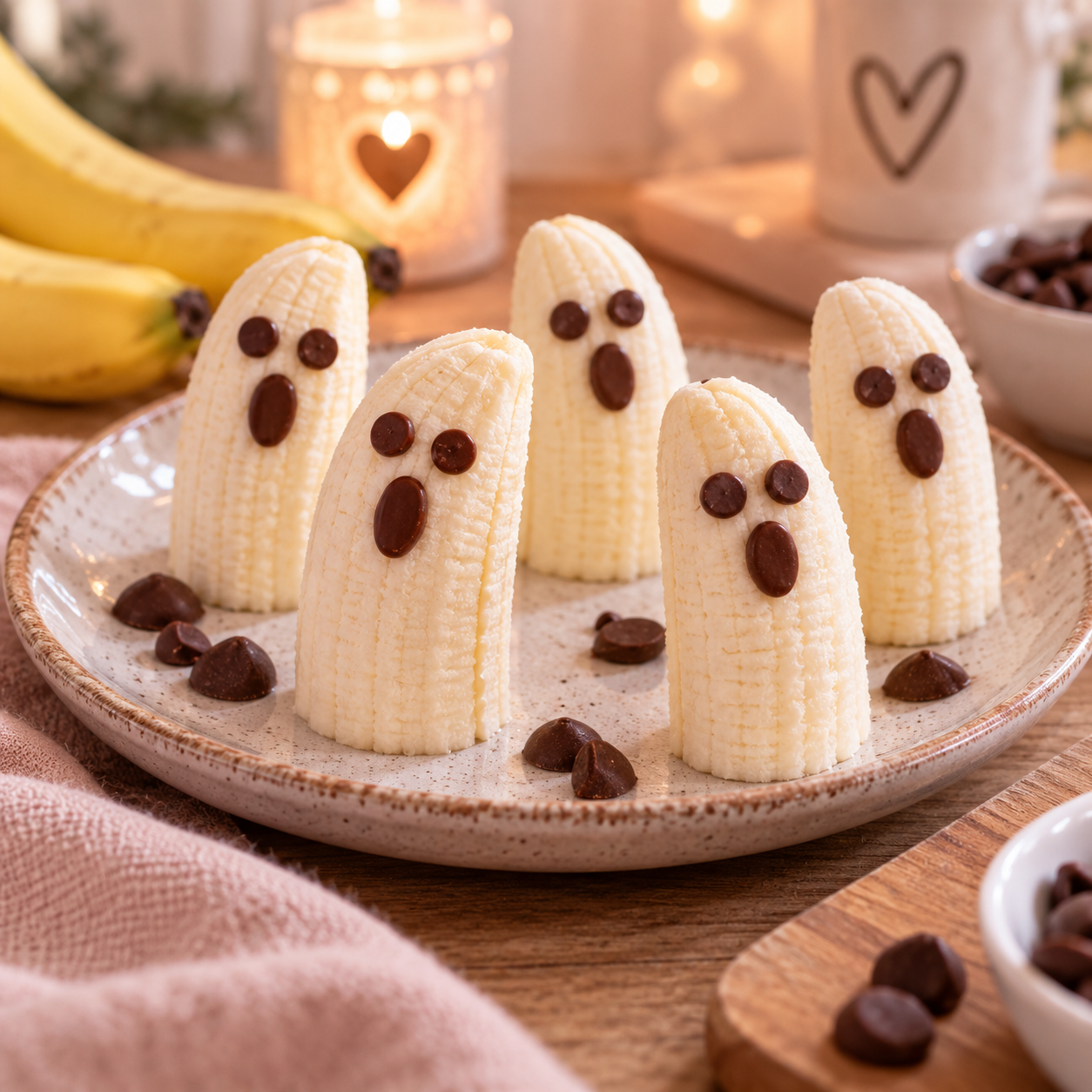 Bananen-Geister zu Halloween